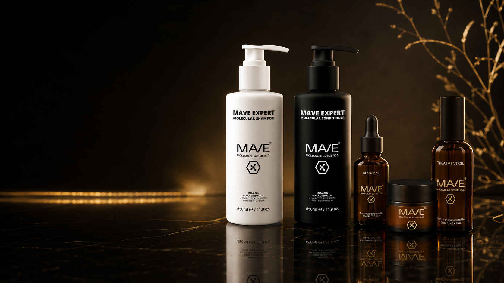 MAVE Molecular Cosmetics products