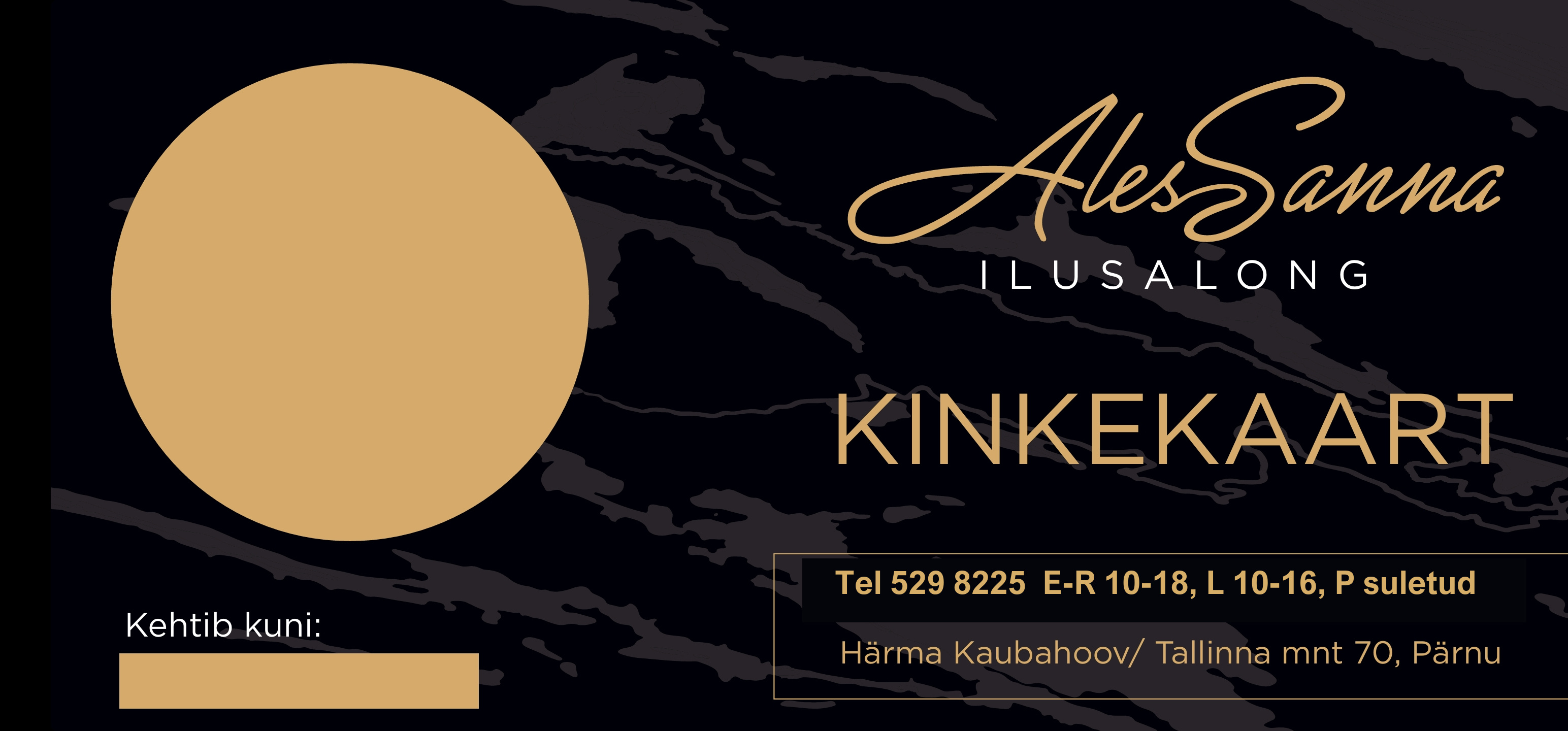AlesSanna Kinkekaart